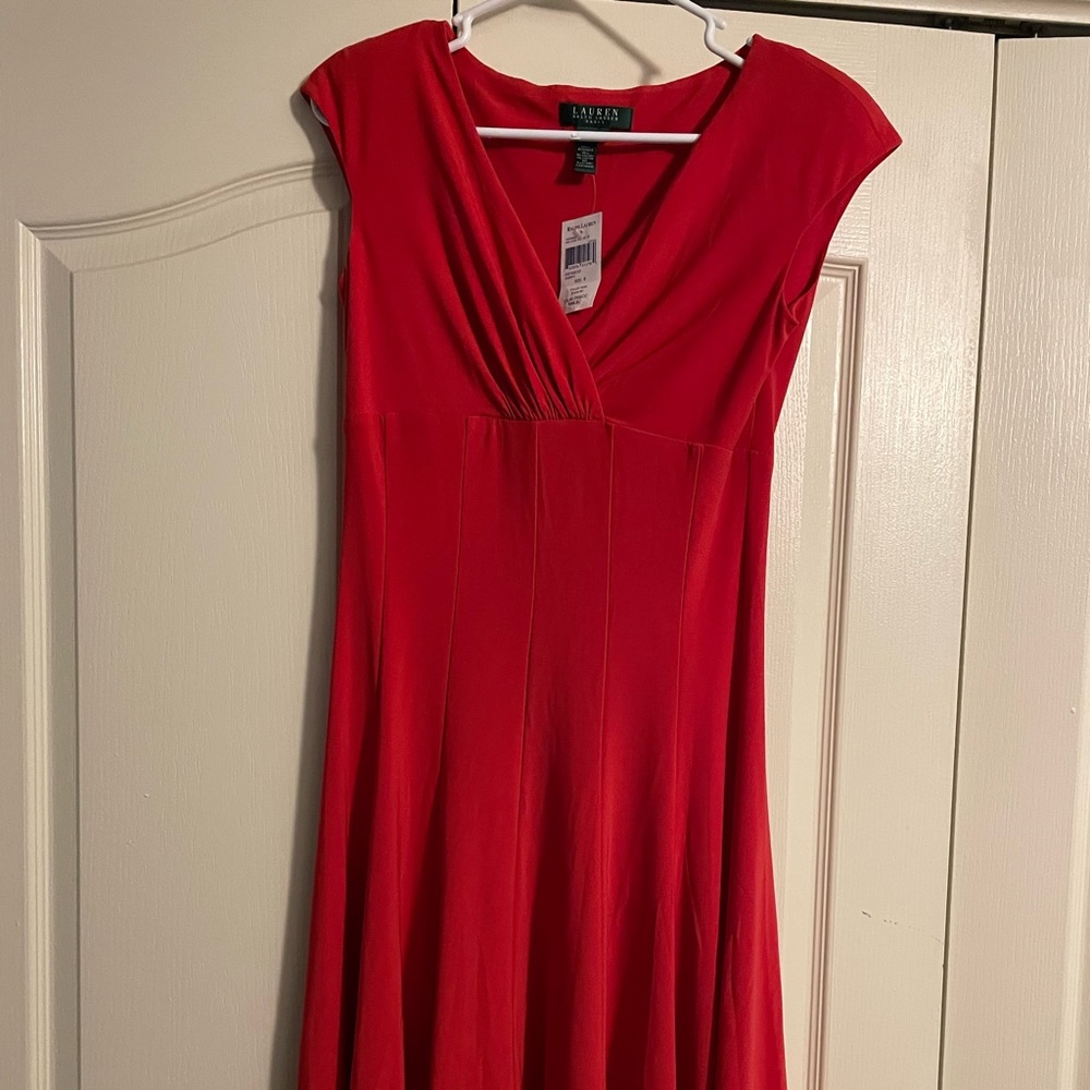 Ralph Lauren Red Cocktail dress